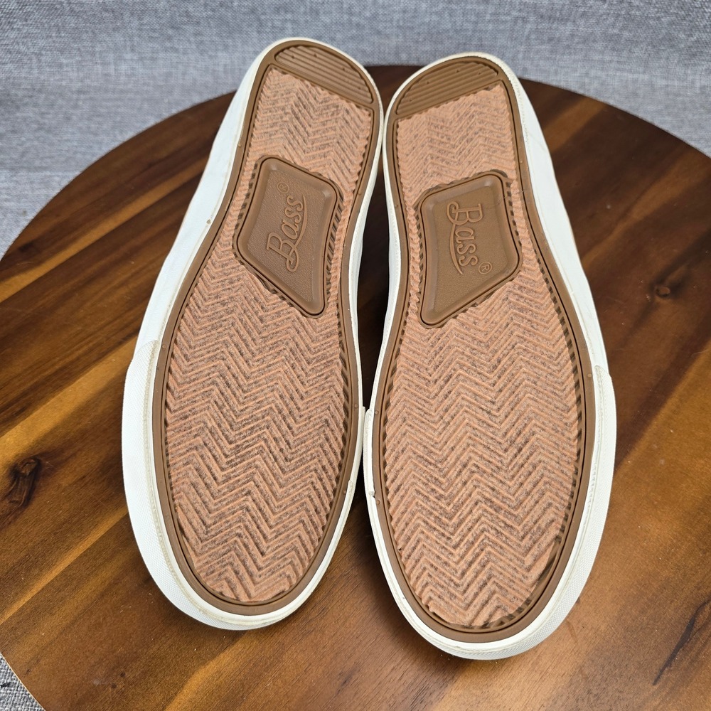 Bass Mens 7011252 Tan Brown Pebbled Synthetic Low Top Sneakers Size 10 US - Picture 6 of 14